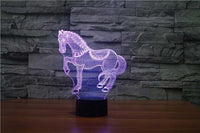 Galloping Horse 3D Illusion Lamp