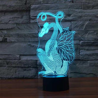 Dragon 3D Illusion Lamp