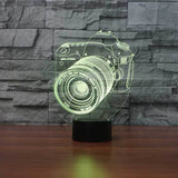 Camera 3D Illusion Lamp