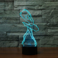 Ballerina 3D Illusion Lamp