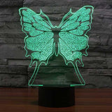 Butterfly 3D Illusion Lamp