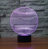 Baseball (Softball) 3D Illusion Lamp