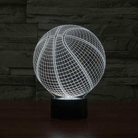 Basketball 3D Illusion Lamp