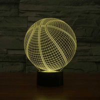 Basketball 3D Illusion Lamp